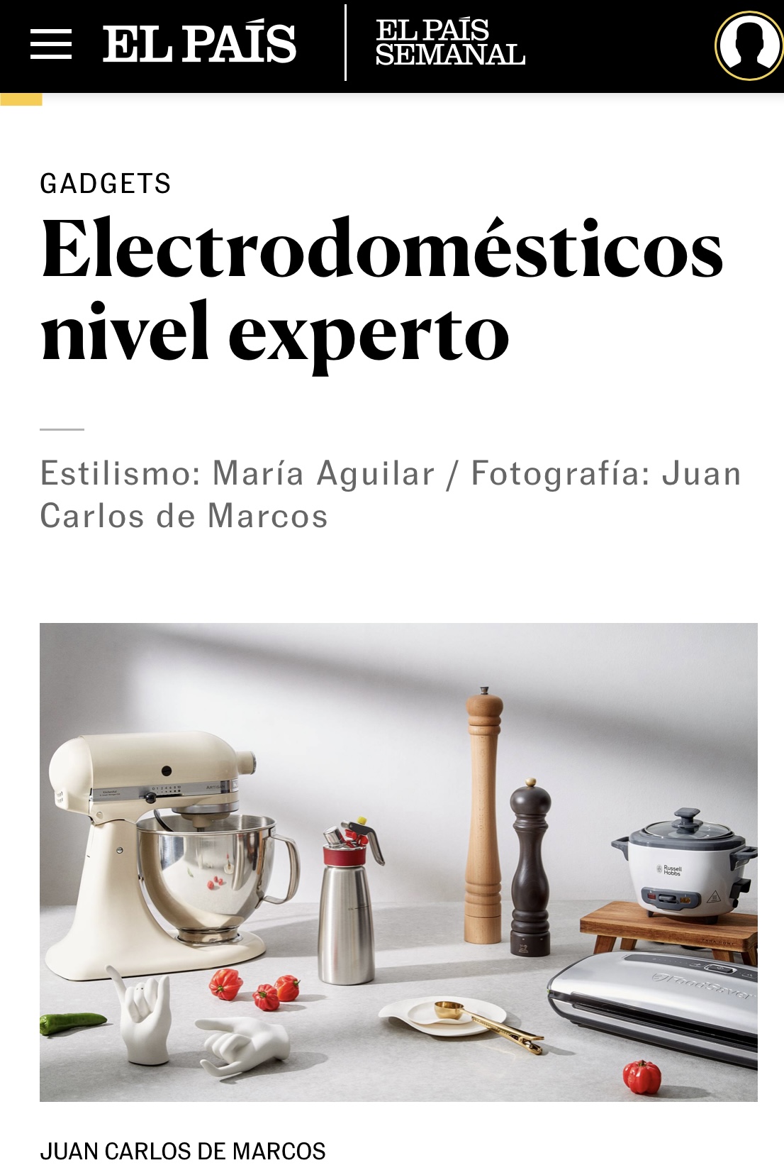 Portada el país